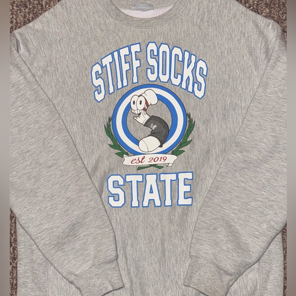 Stiff Socks State Crewneck | sz XXL